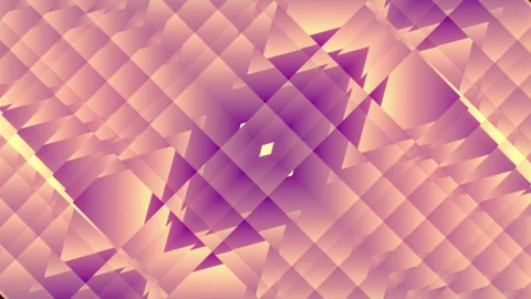 Premium Gold 3D Diagonal Triangle Kinetic Wave Loop Stock-Footage 343290322
