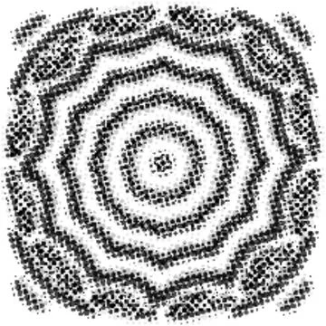 Premium Halftone Dot Black And White Abstract Backgrounds for Digital and P.. Stockillustratie