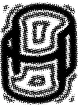 Premium Halftone Dot Black And White Abstract Backgrounds for Digital and P.. Stockillustratie