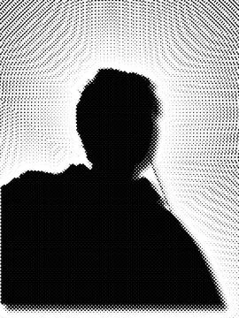 Premium Halftone Dot Black And White Abstract Backgrounds for Digital and P.. Stockillustratie