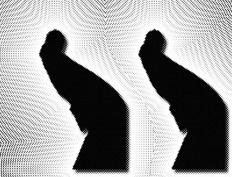 Premium Halftone Dot Black And White Abstract Backgrounds for Digital and P.. Stockillustratie