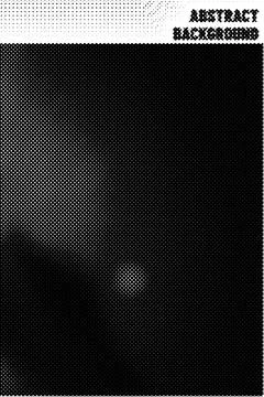 Premium Halftone Dot Black And White Abstract Backgrounds for Digital and P.. Stockillustratie
