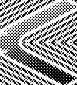 Premium Halftone Dot Vector Zig-Zag Flow Light And Shadow Random Shape Pack.. イラスト素材
