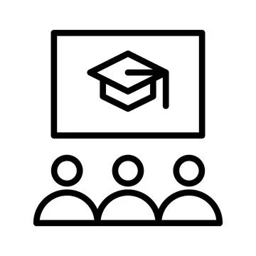 A premium hand drawn icon representing mobile authentication security. Stock Illustration