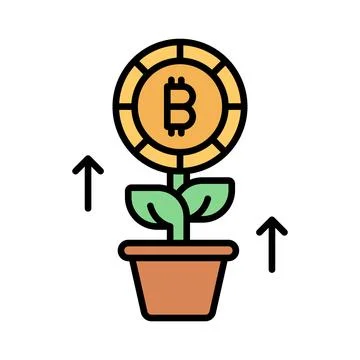 A premium hand drawn icon representing mobile authentication security. Stock-Illustration
