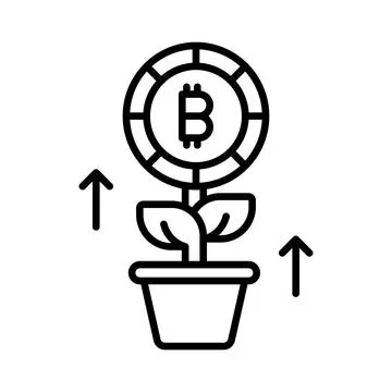 A premium hand drawn icon representing mobile authentication security. Stock-Illustration