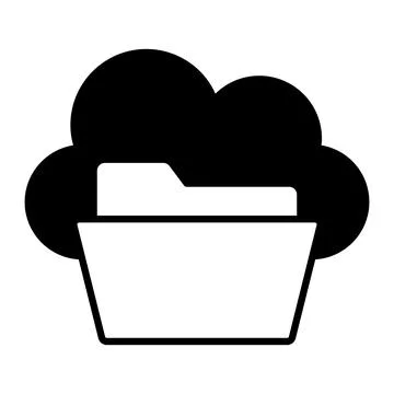 A premium hand drawn icon of server configuration system Stock-Illustration
