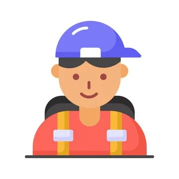 A premium hand drawn icon of server configuration system Stock Illustration