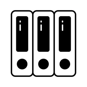 A premium hand drawn icon of server configuration system Ilustração Stock