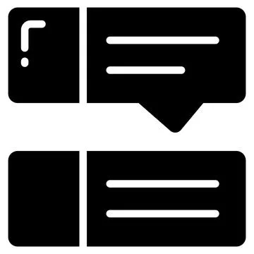 A premium hand drawn icon of server configuration system Stock-Illustration