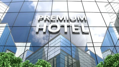 A premium hotel building Vidéo 104270222