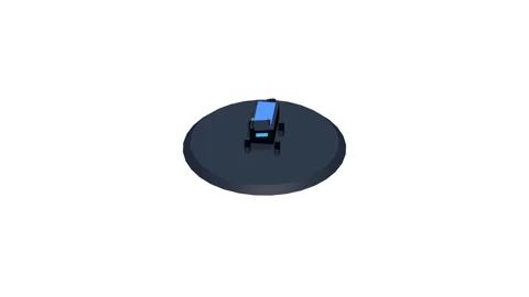 Premium isometric 3D animated AI robotic dog icon featuring articulated joi.. Stock Footage 345416122