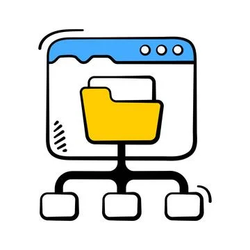 Premium isometric illustration of computer server rack and data center. Stock Illustration
