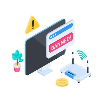 A premium isometric illustration pack featuring modern remote support and online Stock Illustration