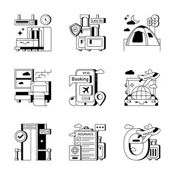 A premium isometric illustration pack featuring modern remote support and online Stock Illustration
