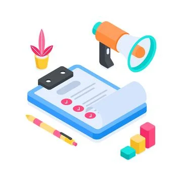 Premium isometric illustration of remote programmer working at a home office. Stock Illustration