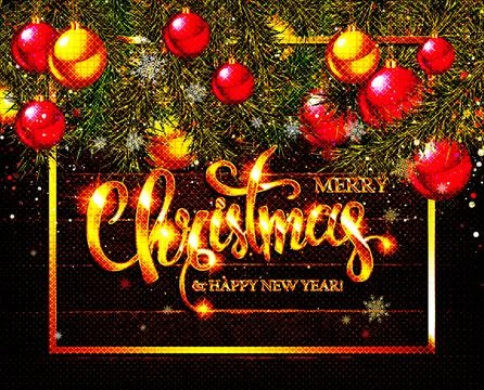 Premium luxury Christmas background Stock Illustration