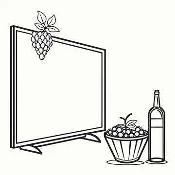 Premium Minimal Elegant Thin Border Set with White Background Stock Illustration