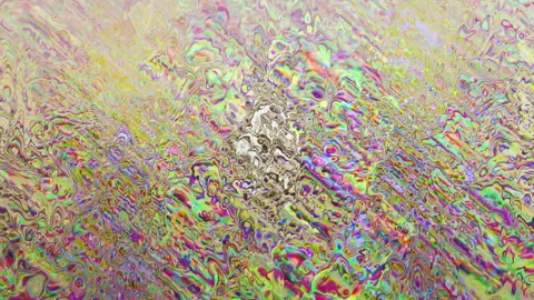 Premium multi-colored background. Iridescent holographic liquid pattern, digital Stock Footage 151209002