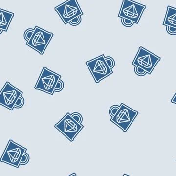 Premium packaging glyph seamless pattern Stock Illustration