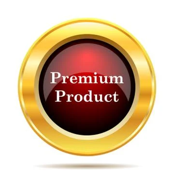 Premium product icon. Internet button on white background.. Stock Illustration