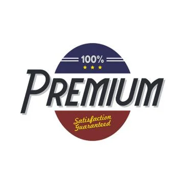 Premium quality badge Stock Illustration