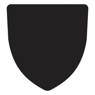 Premium quality badge vector icon, black medal stamp heraldry shield black Stock Illustration