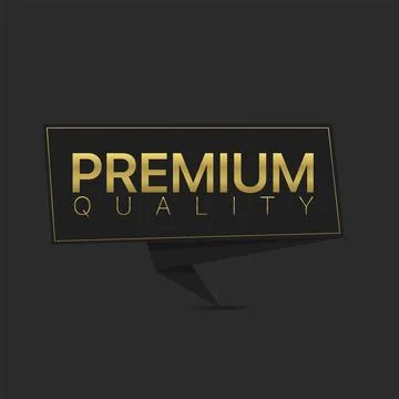 Premium quality banner Stock Illustration