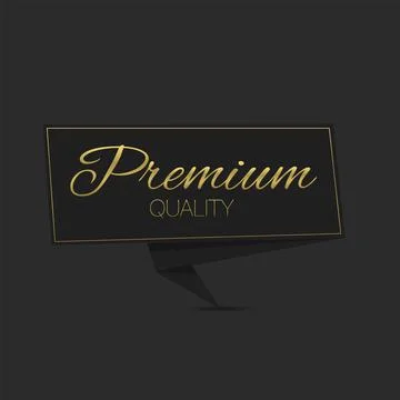 Premium quality banner Stock Illustration