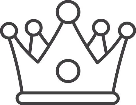 Premium Quality Crown Stock Illustration