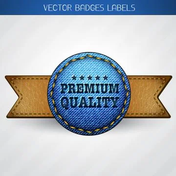 Premium quality label Stock Illustration