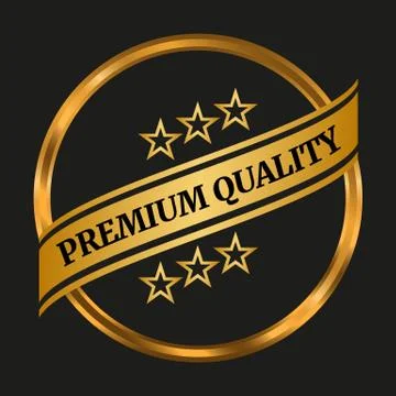 Premium quality label Stock Illustration