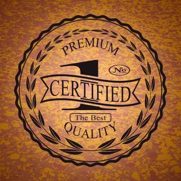 Premium quality logo Stock Illustration
