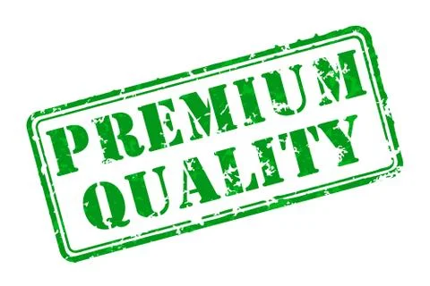 Premium quality rubber stamp Stock Illustration