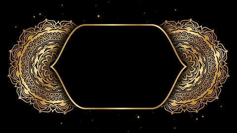 Premium rotating mandala royal design with flowing sparkling golden dust. 스톡 동영상 130159937
