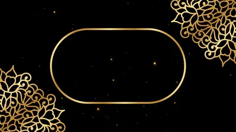 Premium rotating mandala royal design with flowing sparkling golden dust. 스톡 동영상 130160443