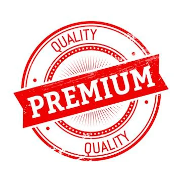 Premium round stamp Stock Illustration