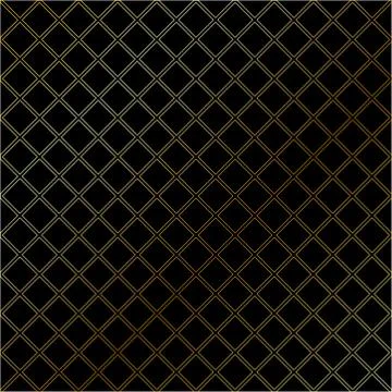Premium seamless geometric pattern with gradient gold color.fit for backgroun Stock Illustration