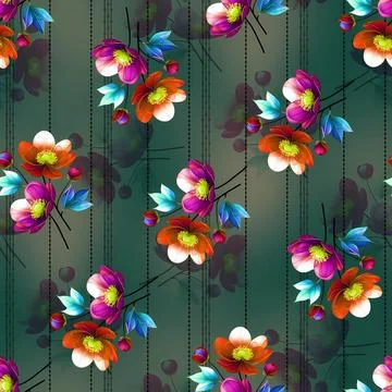 Premium Seamless Pattern Bundle: Floral, Ethnic, Geometric, and Animal Prin.. Stock Illustration