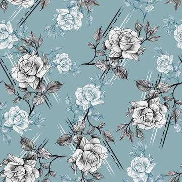 Premium Seamless Pattern Bundle: Floral, Ethnic, Geometric, and Animal Prin.. Stock Illustration