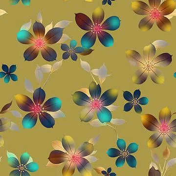 Premium Seamless Pattern Bundle: Floral, Ethnic, Geometric, and Animal Prin.. 스톡 일러스트