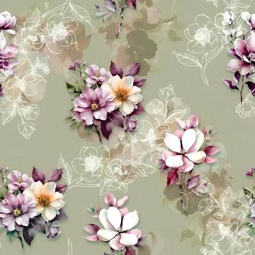 Premium Seamless Pattern Bundle: Floral, Ethnic, Geometric, and Animal Prin.. Stock Illustration