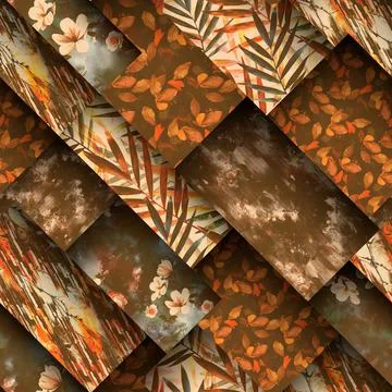 Premium Seamless Pattern Bundle: Floral, Ethnic, Geometric, and Animal Prin.. Stock Illustration