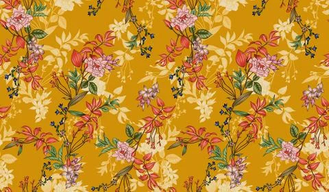 Premium Seamless Pattern Bundle: Floral, Ethnic, Geometric, and Animal Prin.. Stock Illustration