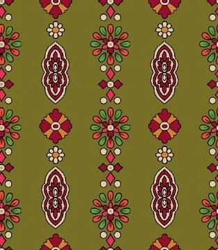 Premium Seamless Pattern Bundle: Floral, Ethnic, Geometric, and Animal Prin.. Stock Illustration