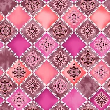 Premium Seamless Pattern Bundle: Floral, Ethnic, Geometric, and Animal Prin.. 库存插图