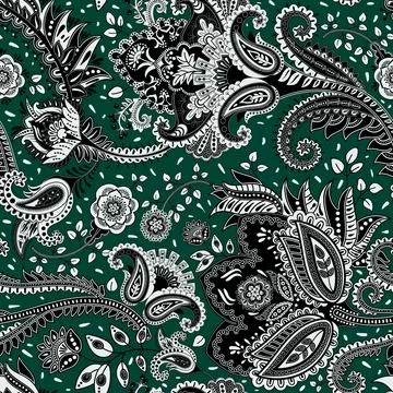 Premium Seamless Pattern Bundle: Floral, Ethnic, Geometric, and Animal Prin.. Stock Illustration