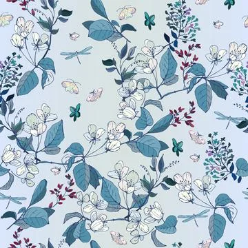 Premium Seamless Pattern Bundle: Floral, Ethnic, Geometric, and Animal Prin.. 库存插图