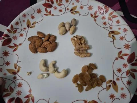 A premium selection of nutrient-rich dry fruits Stock Photos