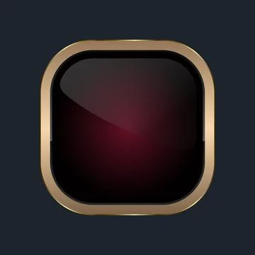 A premium square design with softly rounded edges, featuring a deep red-bla.. Stock Illustration